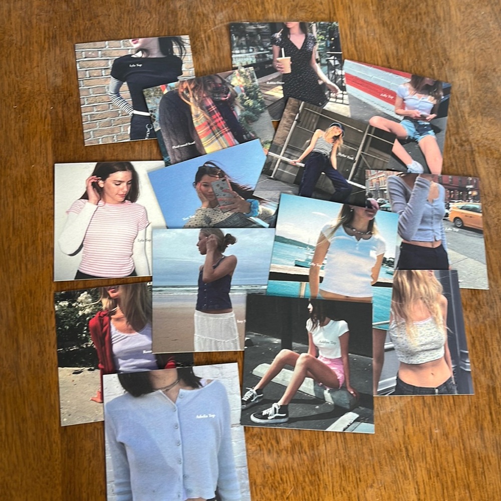 Brandy Melville postcards set